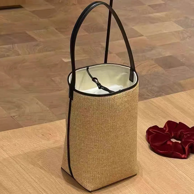 Women'S Raffia Bags - Raffia Breiwerk Kleine Strandtassen Voor Vrouwen