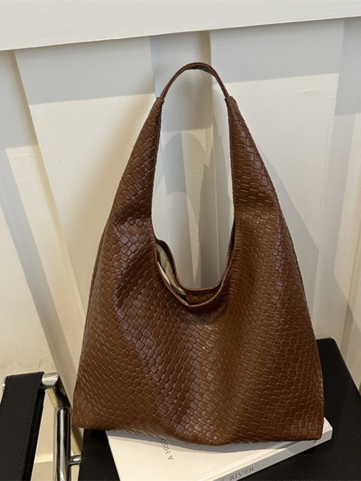 Women'S Young Bags - Trendy geweven schoudertas voor dames, grote