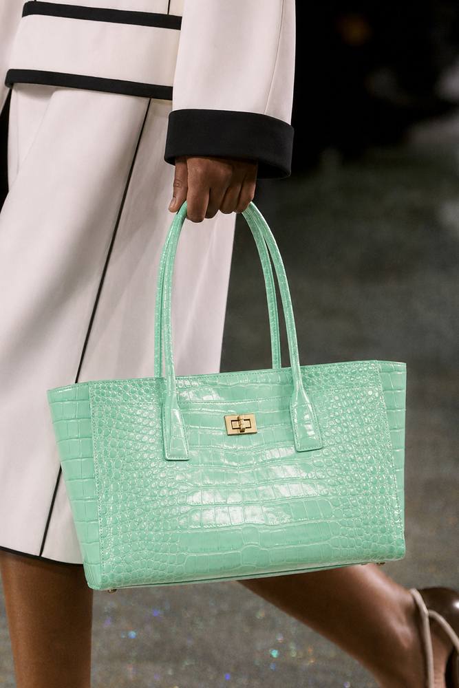 Women Hand Bags For Office - SHELKSBAG Glanzende Tote Bag met Krokodillenprint,
