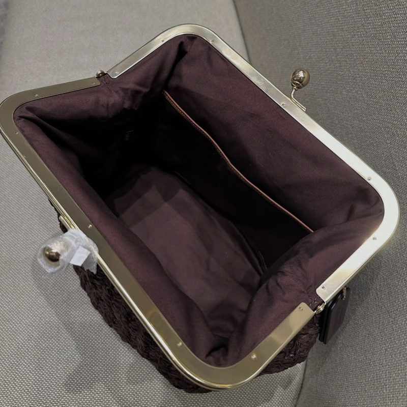 Handgeweven Kisslock Frame Sch - Women'S Raffia Bags recensie en prijs