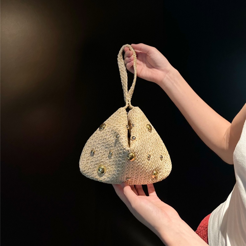 Driehoekige geweven stro clutc - Women'S Raffia Bags recensie en prijs