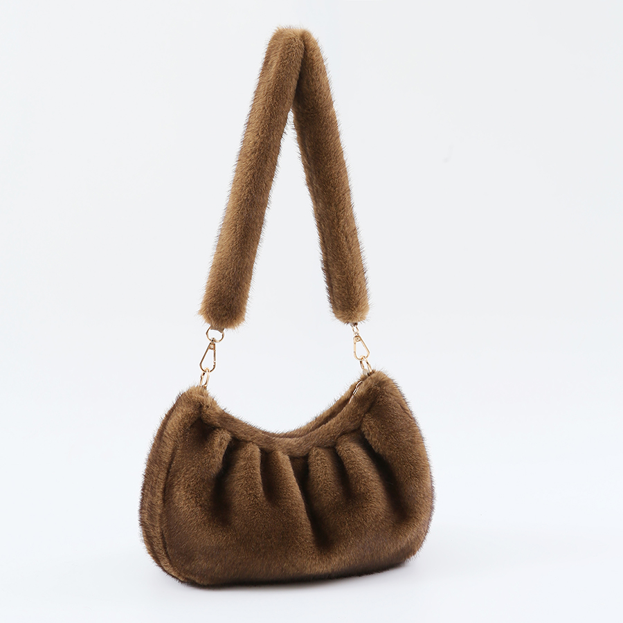 Neo Mint Luxe Kunstbont Plooie - Women Bags Ru recensie en prijs