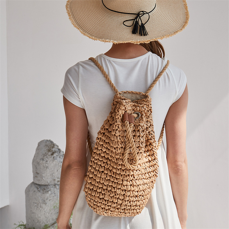 2023 Zomer Casual Stro Rugzakk - Women'S Raffia Bags recensie en prijs