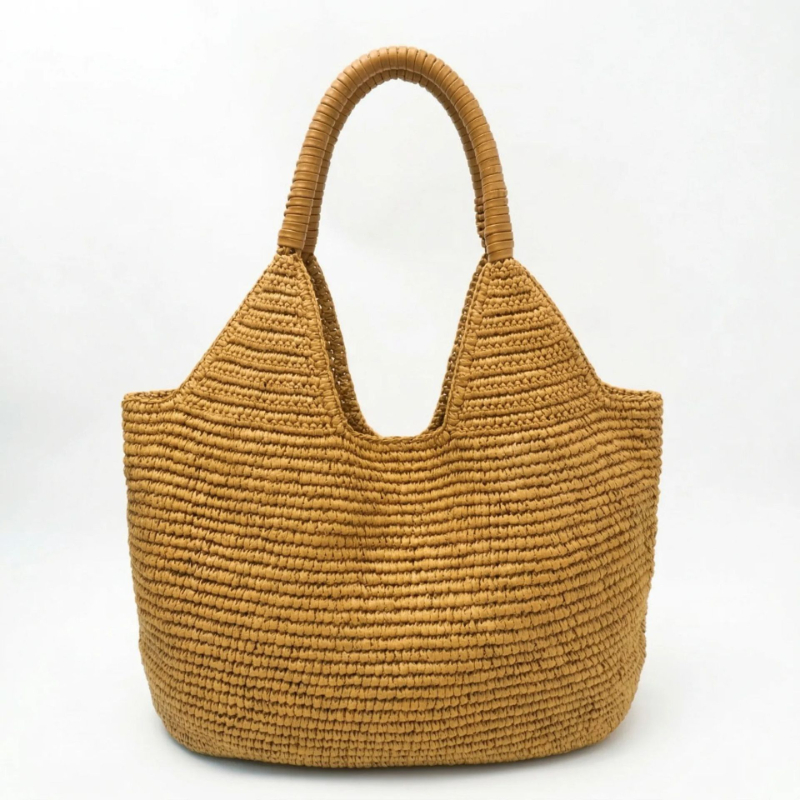 Raffia geweven stro schouderta - Women'S Raffia Bags recensie en prijs