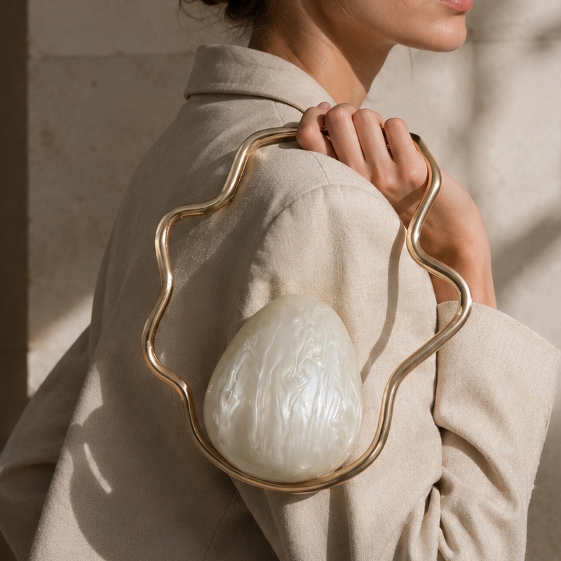 Dames mini acryl eiervormige t - Women Bags On Sale recensie en prijs
