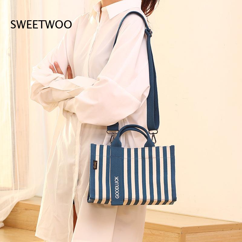 2026 Verticale Streep Canvas K - Women Hand Bags For Office recensie en prijs