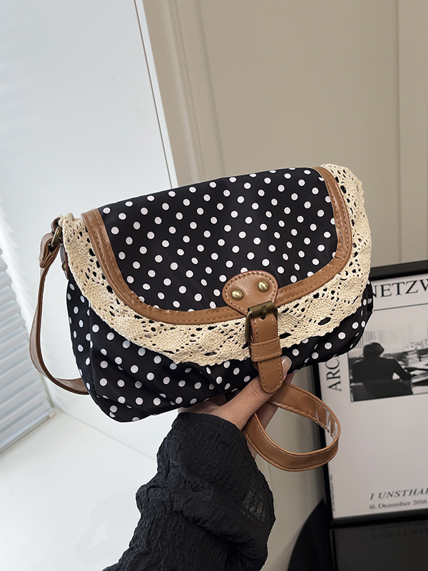 Retro Polka Dot Kantversiering - Women'S Young Bags recensie en prijs